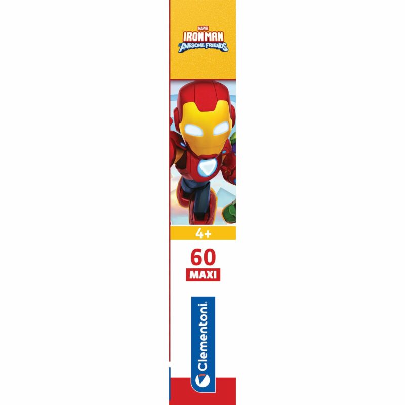 Clementoni Παζλ Super Color Maxi Iron Man and His Awesome Friends Marvel 60 τμχ 5498084