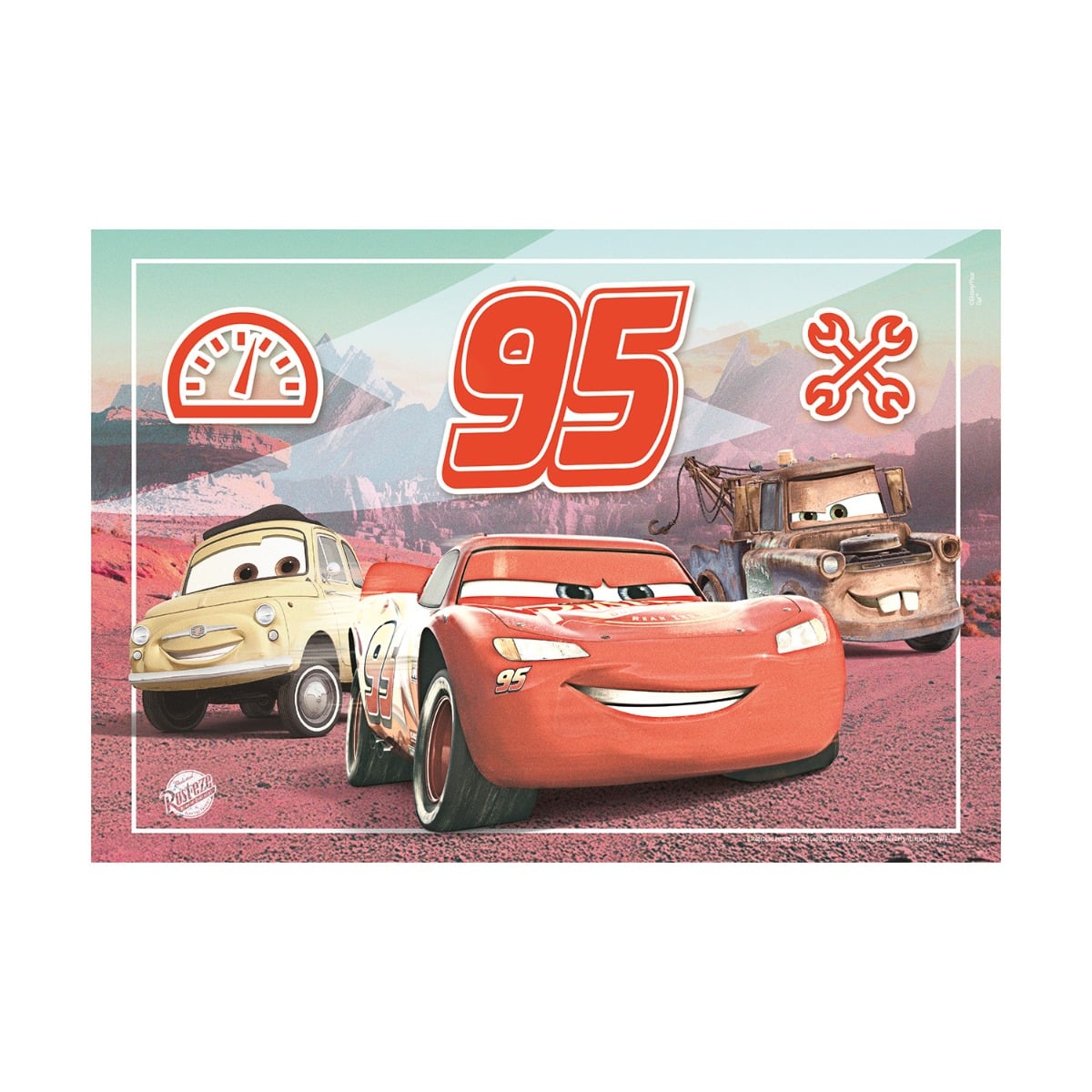 Clementoni Παιδικό Παζλ Super Color Disney Pixar 60 τμχ