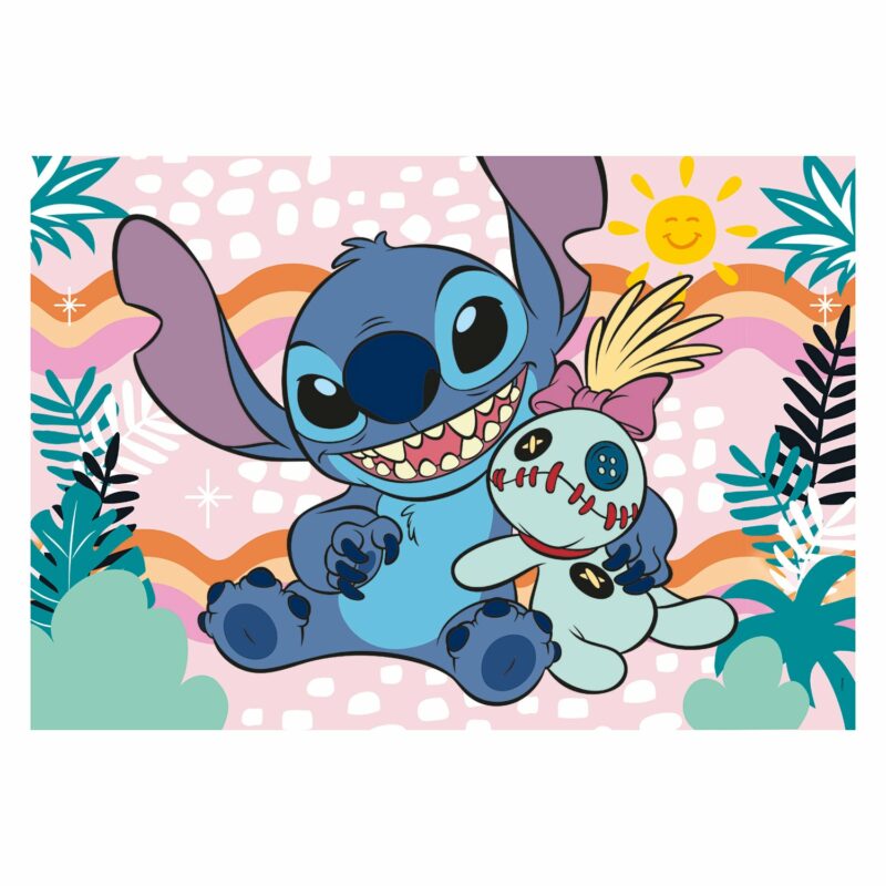 Clementoni Παιδικό Παζλ Super Color Disney Stitch 60 τμχ 5684080