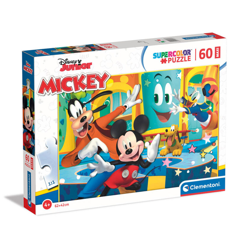 Clementoni Παιδικό Παζλ Maxi Super Color Mickey 60 τμχ