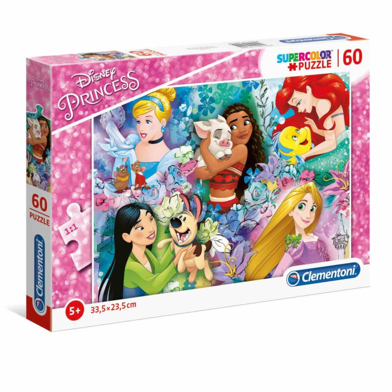 Clementoni Παιδικό Παζλ Super Color Disney Princess 60 τμχ 5643694