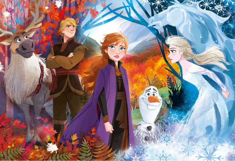 Clementoni Παιδικό Παζλ Maxi Super Color Frozen 2 24 τμχ 5433460