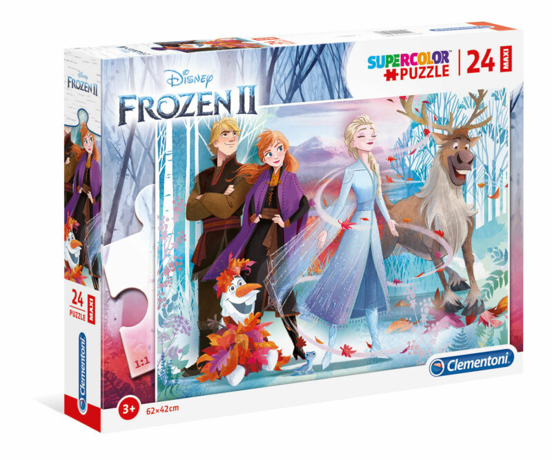 Clementoni Παιδικό Παζλ Maxi Super Color Frozen 2 24 τμχ 5433458