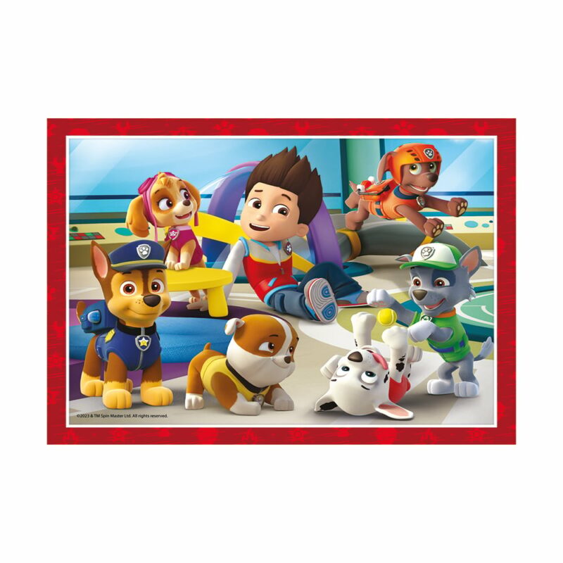 Clementoni Παιδικό Παζλ 4 in 1 Supercolor Nickelodeon Paw Patrol 12-16-20-24 τμχ 5989632