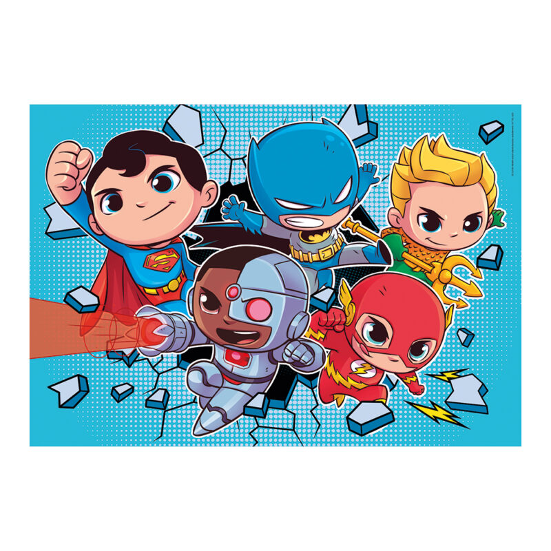 Clementoni Παιδικό Παζλ Supercolor DC Comics Super Friends 2x60 τμχ