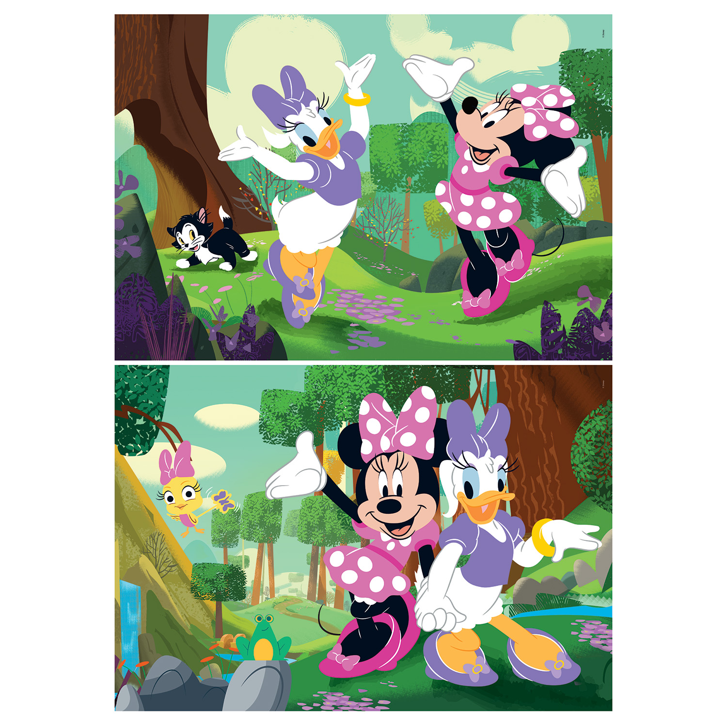 Clementoni Παιδικό Παζλ Super Color Disney Minnie 2x60 τμχ