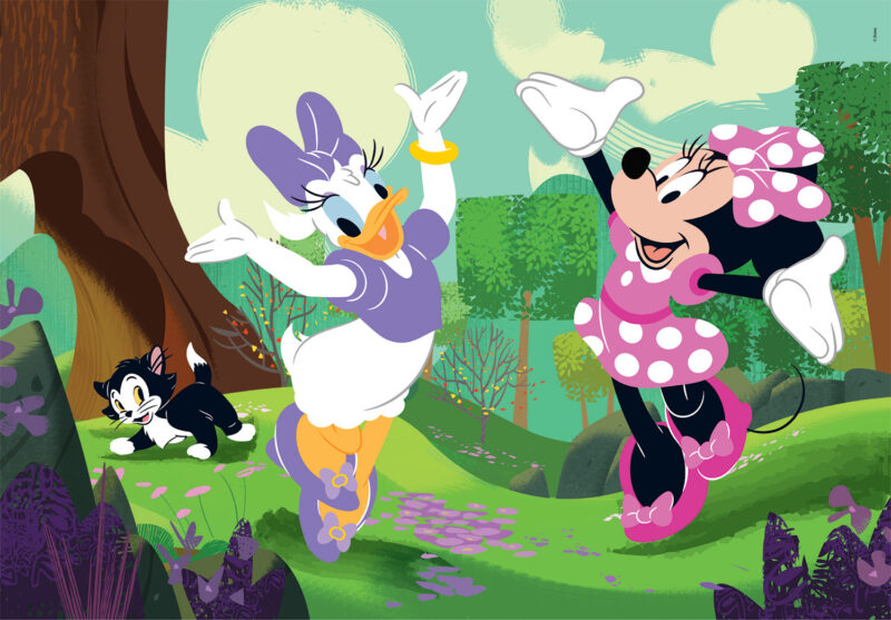 Clementoni Παιδικό Παζλ Super Color Disney Minnie 2×60 τμχ 5989644