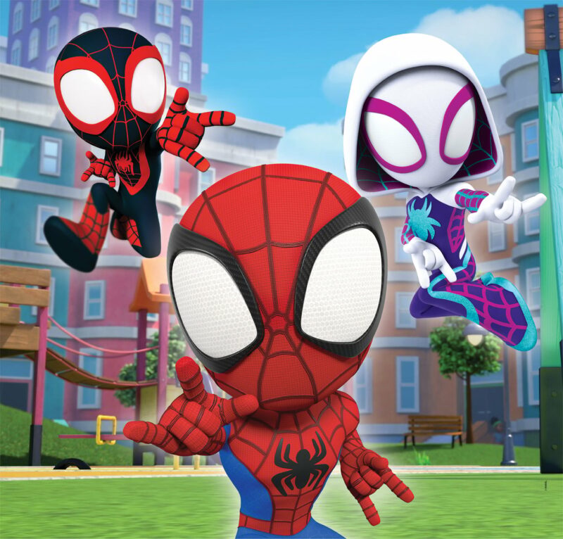 Clementoni Παιδικό Παζλ Super Color Marvel Spidey Και Οι Απίθανοι Φίλοι Του 3×48 τμχ 5664026