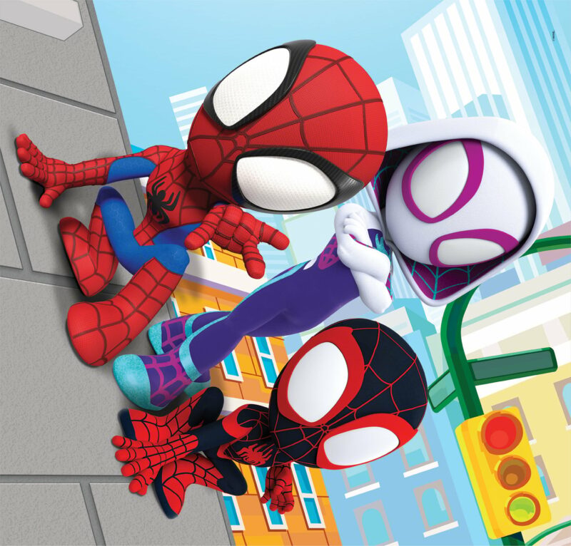 Clementoni Παιδικό Παζλ Super Color Marvel Spidey Και Οι Απίθανοι Φίλοι Του 3×48 τμχ 5664028