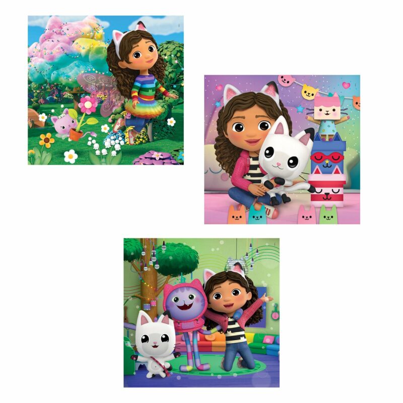 Clementoni Παιδικό Παζλ Super Color Gabby’s Dollhouse 3×48 τμχ 5582233