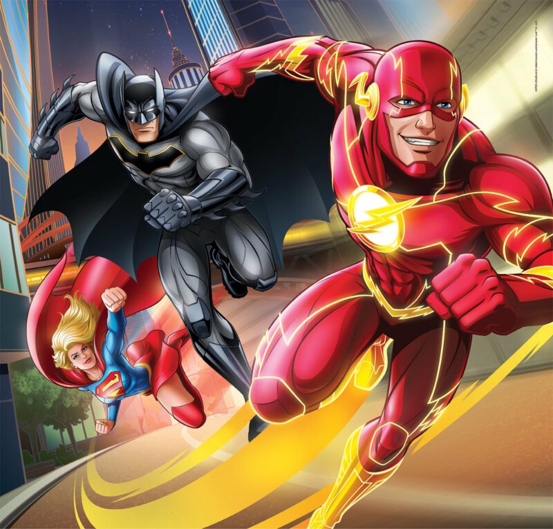 Clementoni Παιδικό Παζλ Super Color DC Comics Justice League 3×48 τμχ 5654142