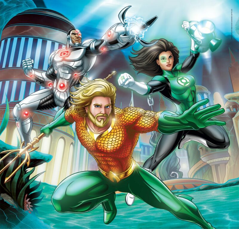 Clementoni Παιδικό Παζλ Super Color DC Comics Justice League 3×48 τμχ 5654143
