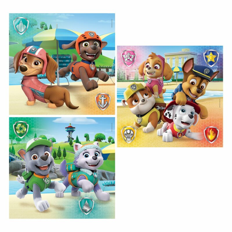 Clementoni Παιδικό Παζλ Super Color Nickelodeon Paw Patrol 3×48 τμχ 5664079