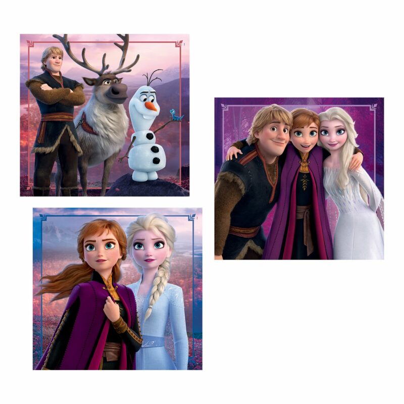Clementoni Παιδικό Παζλ Super Color Disney Frozen II 3×48 τμχ 5960496