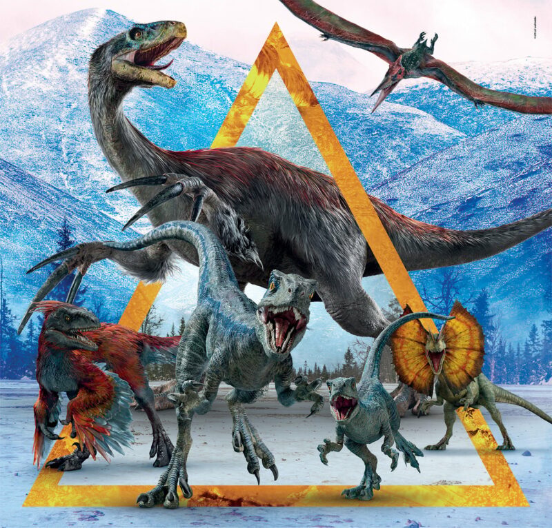 Clementoni Παιδικό Παζλ Super Color Jurassic World 3×48 τμχ 5989638