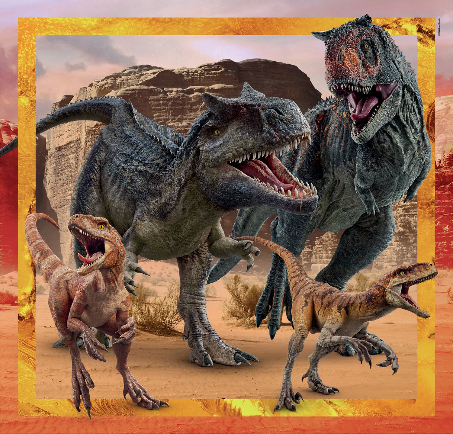 Clementoni Παιδικό Παζλ Super Color Jurassic World 3x48 τμχ - Image 5