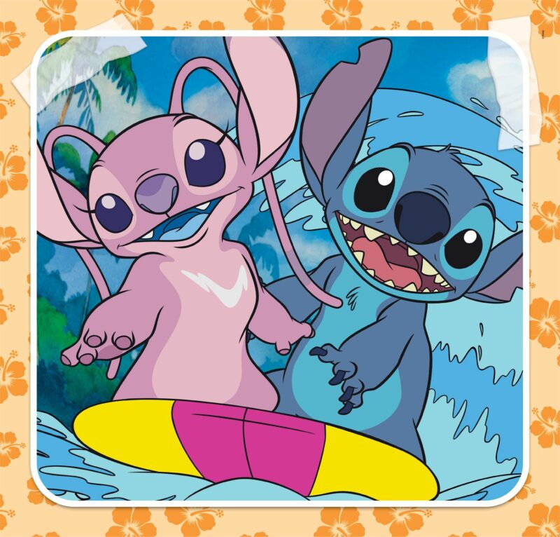Clementoni Παιδικό Παζλ Super Color Disney Stitch 3x48 τμχ