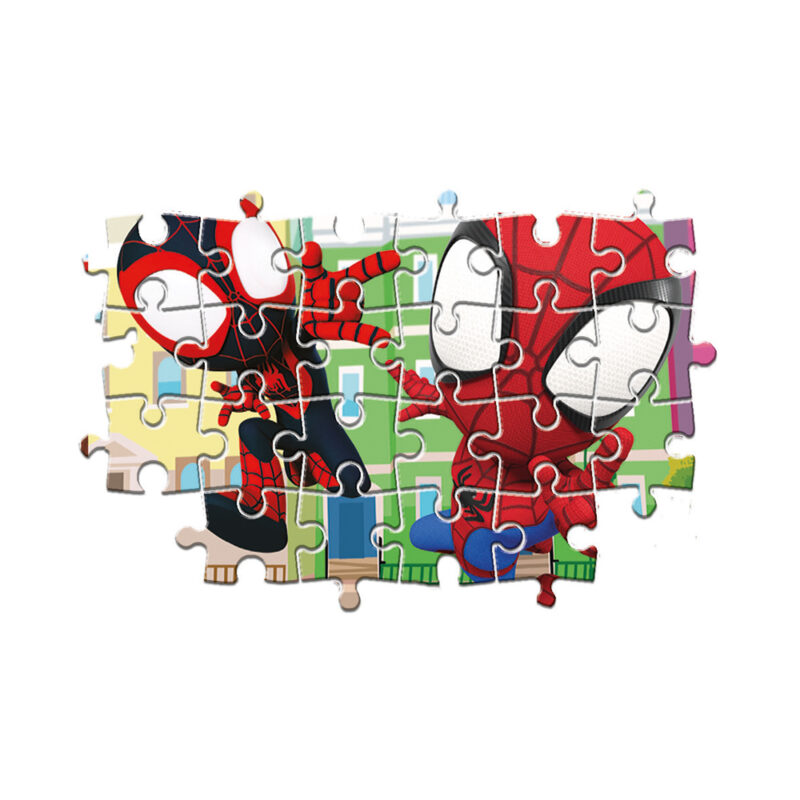 Clementoni Παιδικό Παζλ Maxi Supercolor Marvel Spidey Και Οι Απίθανοι Φίλοι Του 60 τμχ 5653784