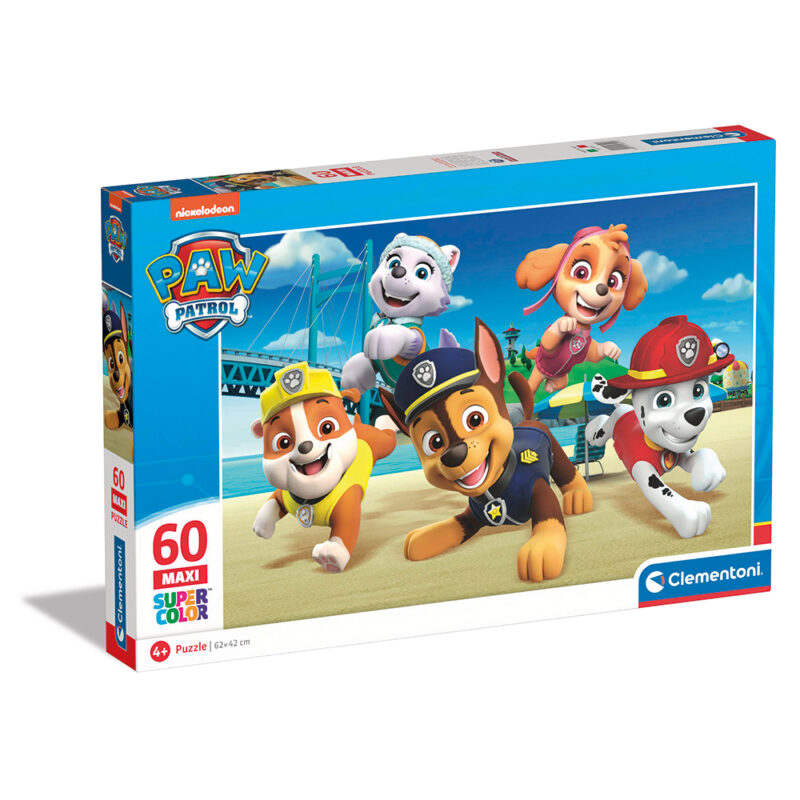 Clementoni Παιδικό Παζλ Maxi Supercolor Nickelodeon Paw Patrol 60 τμχ