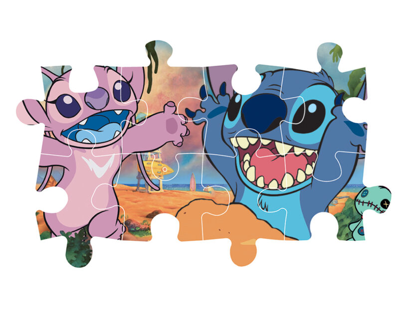 Clementoni Παιδικό Παζλ Maxi Supercolor Disney Stitch 60 τμχ