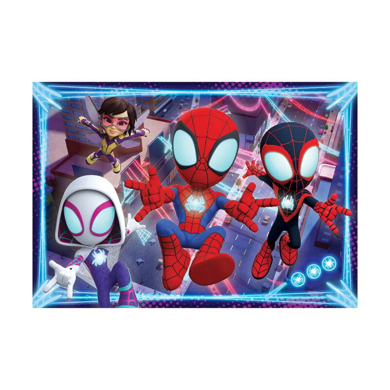 Clementoni Παιδικό Παζλ Maxi Super Color Marvel Spidey Και Οι Απίθανοι Φίλοι Του 24 τμχ 5960543
