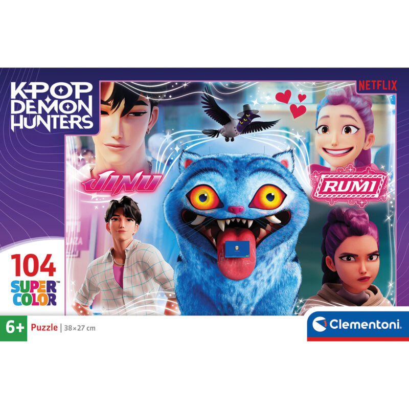 Clementoni Παζλ Super Color Pop Demon Hunters 104 τμχ 5370752