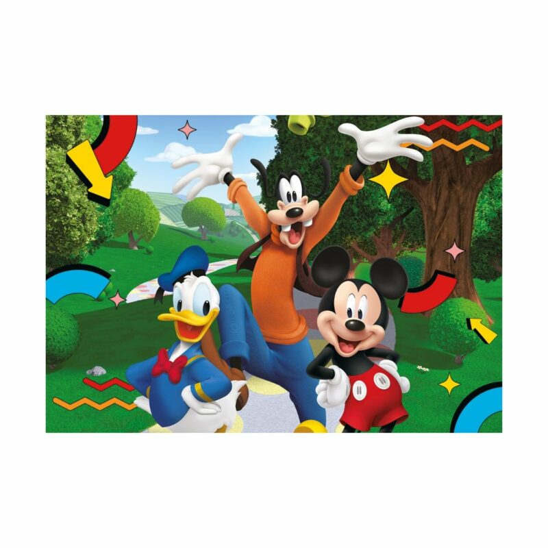 Clementoni Παιδικό Παζλ Maxi Supercolor Disney Mickey Mouse Club House 104 τμχ 5960720