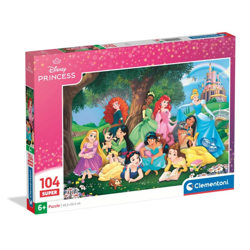 Clementoni Παιδικό Παζλ Super Color Disney Princess 104 τμχ 5960723