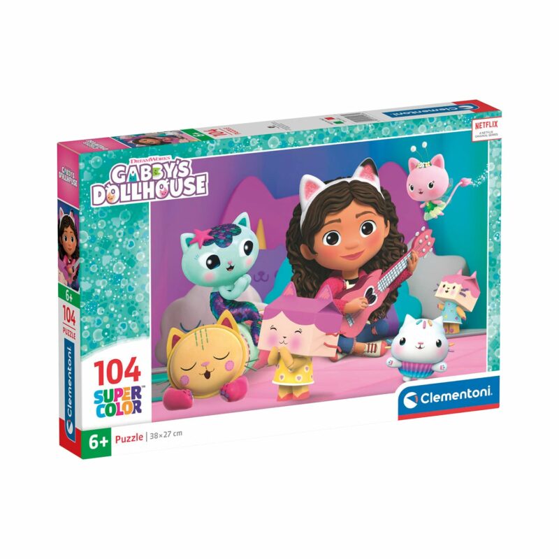 Clementoni Παιδικό Παζλ Super Color DreamWorks Gabby’s Dollhouse 104 τμχ 5684088