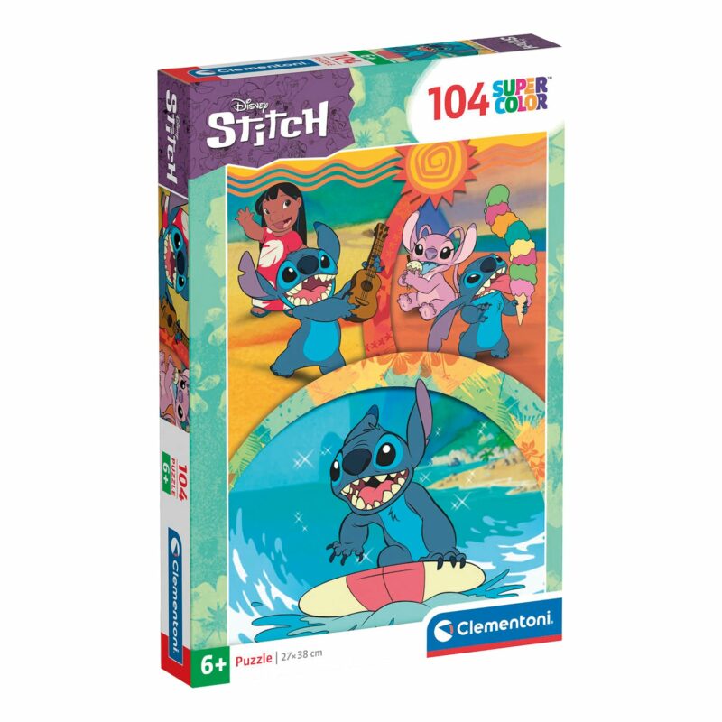 Clementoni Παιδικό Παζλ Super Color Disney Stitch 104 τμχ 5684098