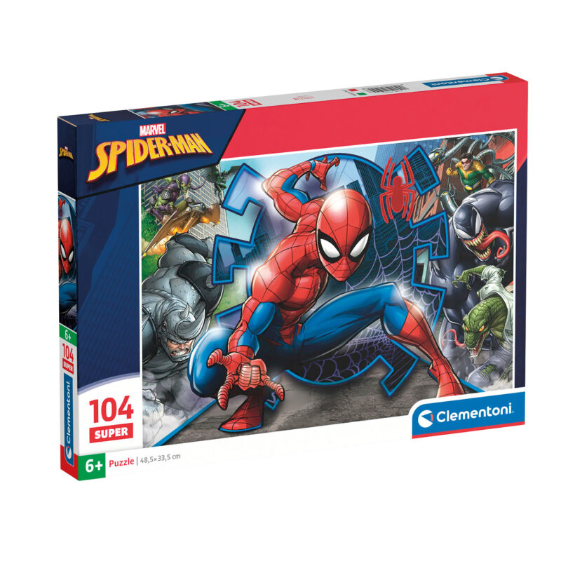 Clementoni Παιδικό Παζλ Super Color Marvel SpiderMan 104 τμχ 4847675