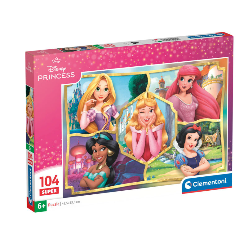 Clementoni Παιδικό Παζλ Super Color Disney Princesses 104 τμχ 4847685