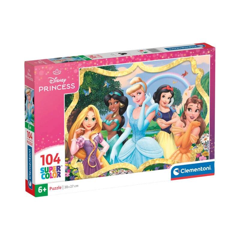 Clementoni Παιδικό Παζλ Super Color Disney Prinncess 104 τμχ 5010057