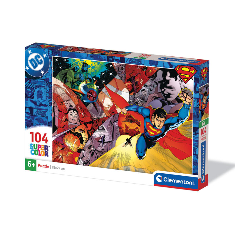 Clementoni Παιδικό Παζλ Super Color Super-Man 104 τμχ 5960796