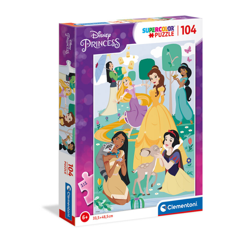 Clementoni Παιδικό Παζλ Super Color Πριγκίπισσες 104 τμχ 5433434