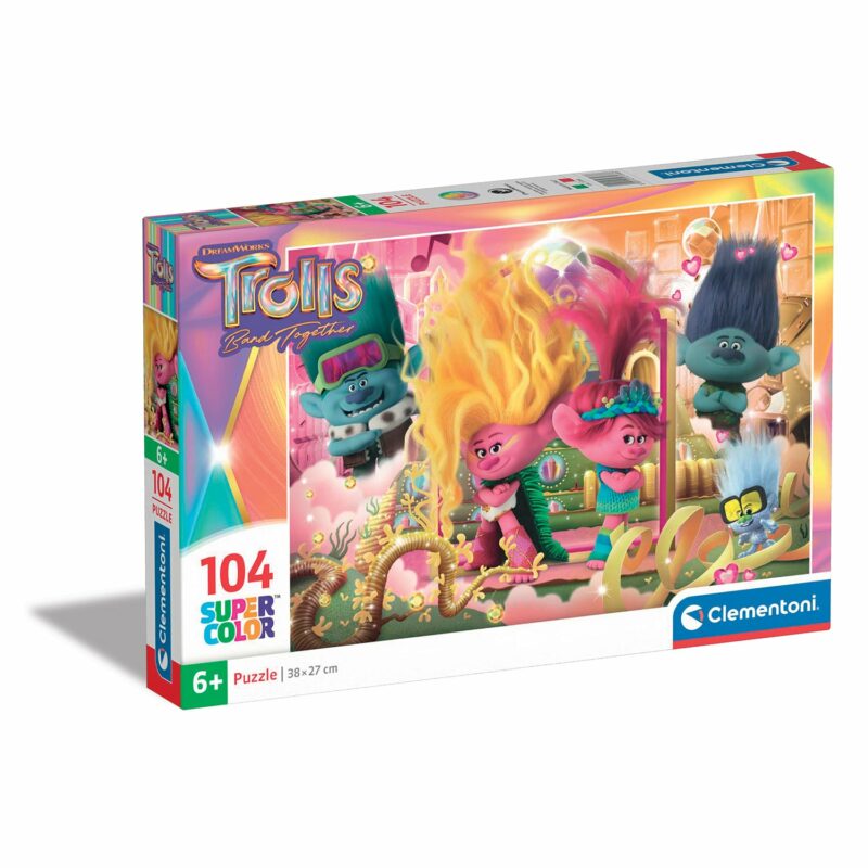 Clementoni Παζλ Super Color Trolls 104 τμχ 5495073
