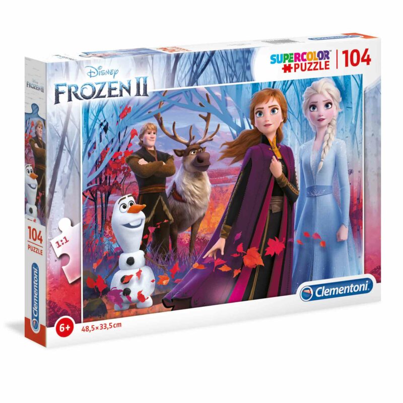 Clementoni Παιδικό Παζλ Super Color Frozen 2 104 τμχ 5433421