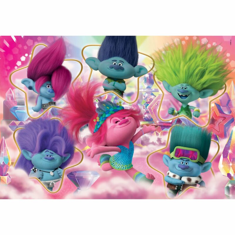 Clementoni Παζλ Super Color Trolls 3 180τμχ 5472818