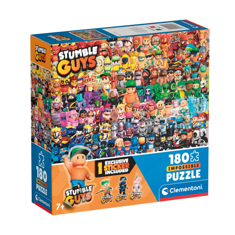 Clementoni Παιδικό Παζλ Supercolor Impossible Stumble Guys 180 τμχ 5010084