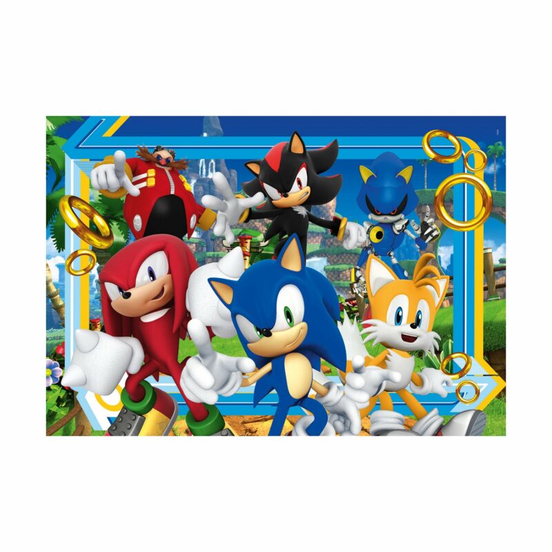 Clementoni Παιδικό Παζλ Supercolor Sonic 180 τμχ 5684495