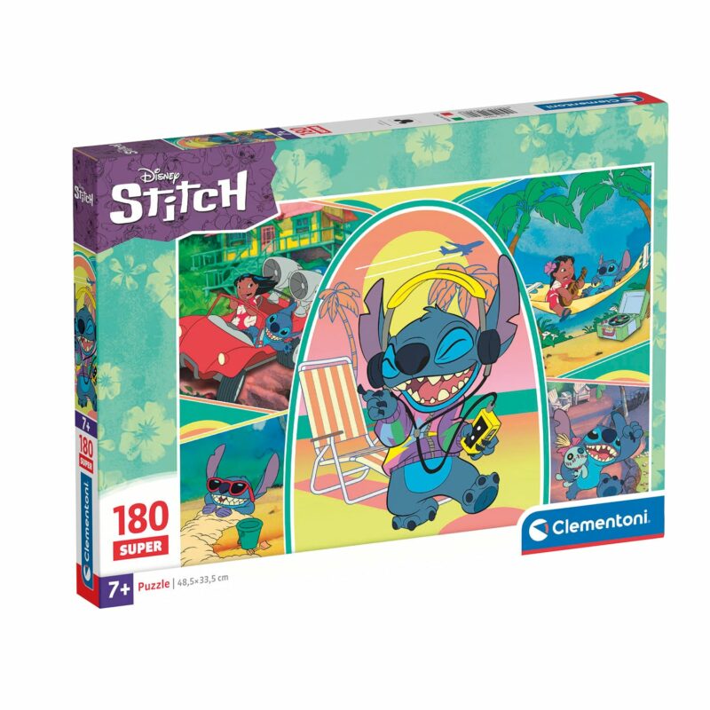 Clementoni Παιδικό Παζλ Supercolor Disney Stitch 180 τμχ 5960618