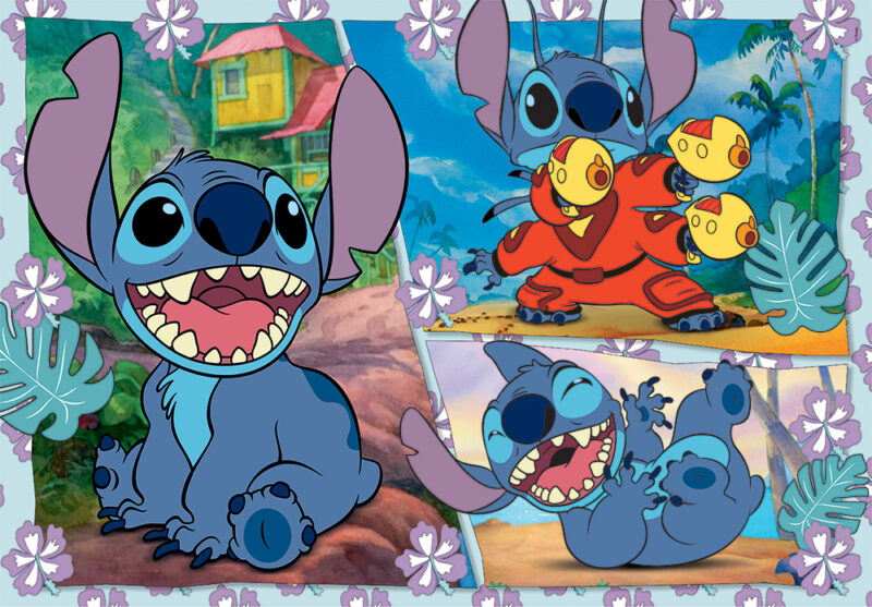 Clementoni Παιδικό Παζλ Maxi Super Color Disney Stitch 104 τμχ