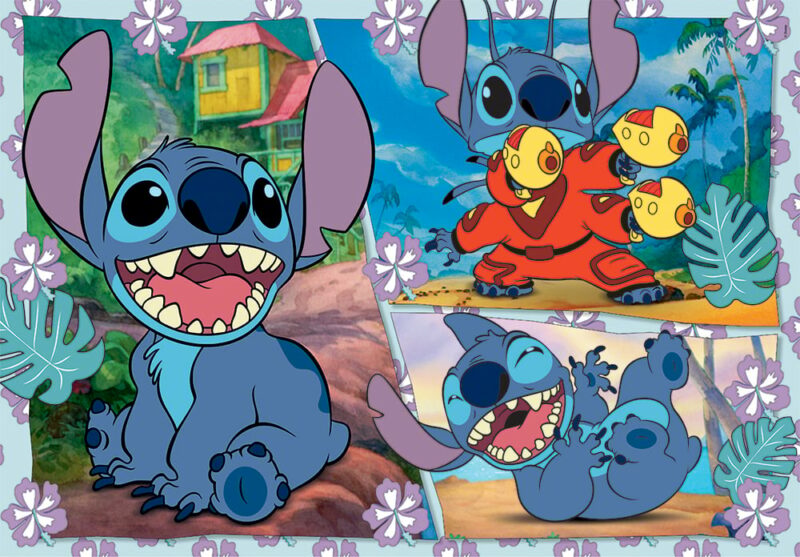 Clementoni Παιδικό Παζλ Maxi Super Color Disney Stitch 104 τμχ 5664066