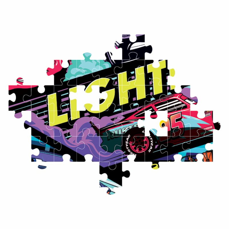Clementoni Παιδικό Παζλ Glowing Lights Disney Cars Glow Racers 104 τμχ 5582431