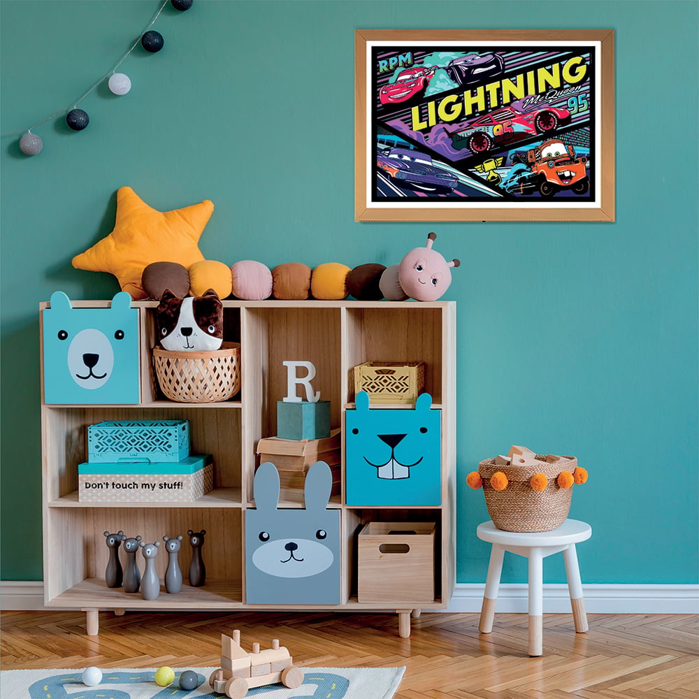 Clementoni Παιδικό Παζλ Glowing Lights Disney Cars Glow Racers 104 τμχ