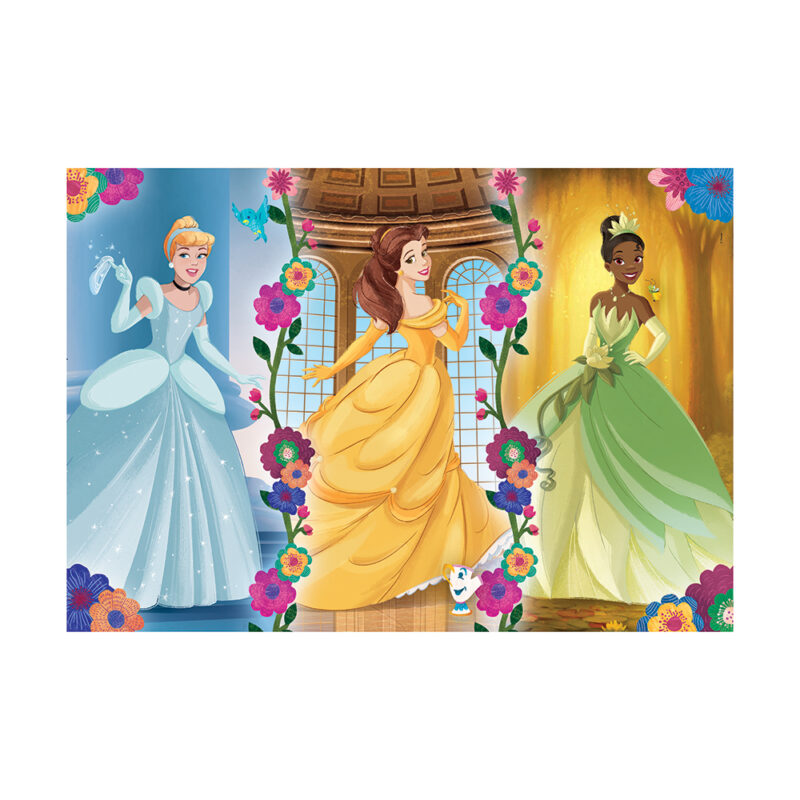 Clementoni Παιδικό Παζλ Super Color Disney Πριγκίπισσες 104 τμχ