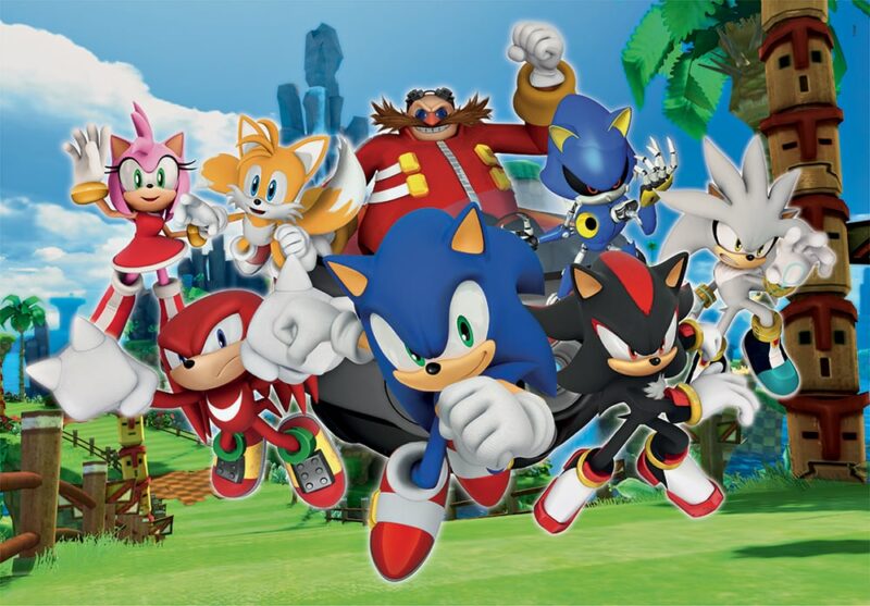 Clementoni Παιδικό Παζλ Super Color Sonic The Hedgehog 104 τμχ 5664060