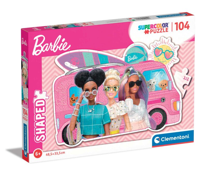 Clementoni Παιδικό Παζλ Super Color Barbie 104 τμχ 5654003
