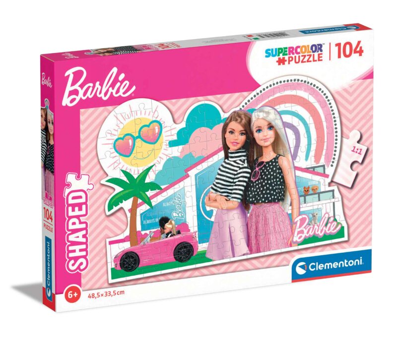 Clementoni Παιδικό Παζλ Super Color Barbie 104 τμχ