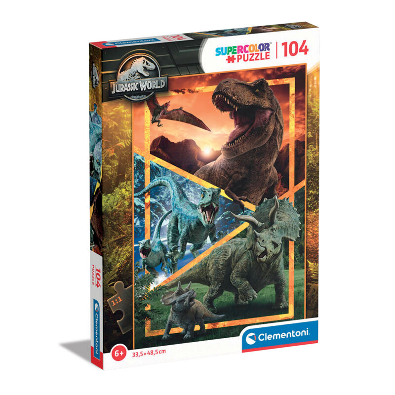 Clementoni Παιδικό Παζλ Super Color Jurassic World 104 τμχ